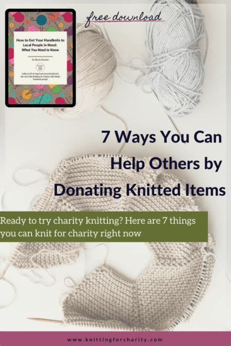 charity knitting projects|7 Ways You Can Help Others by Donating Knitted Items .